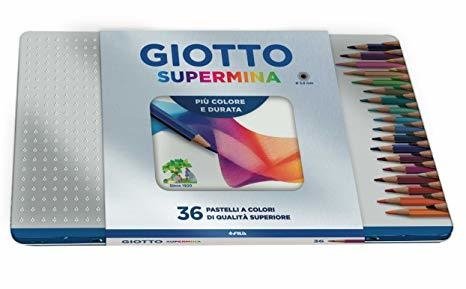 LAPIZ DE COLOR GIOTTO SUPERMINA LATA X36